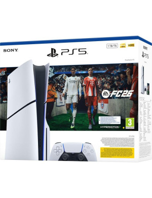 Consola SONY PlayStation 5 Slim (PS5), 1TB, E-Chassis + EA Sports FC 26, White
