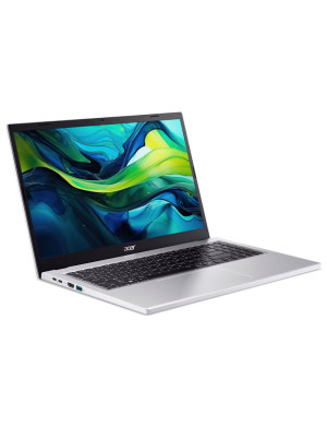 Laptop Acer Aspire Go 15 AG15-71P-5155 NX.JDCEX.001, Intel Core i5-1334U, 15.6 inch, RAM 16GB, SSD 1TB, Intel Iris Xe Graphics, Fara sistem de operare, Pure Silver