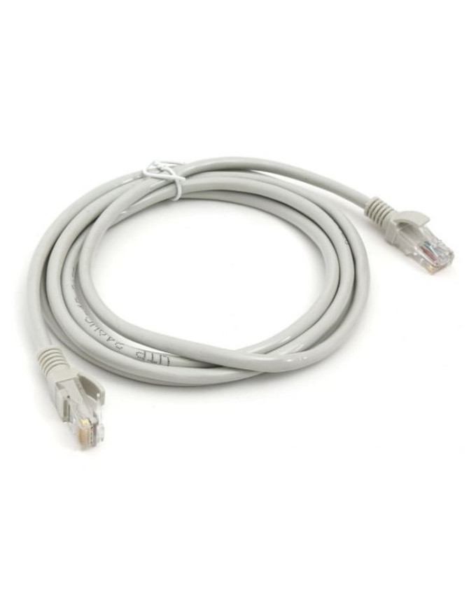 Cablu UTP cu mufe HCT Cat.5E 2m Gri – Conectivitate stabilă pentru rețele Ethernet
