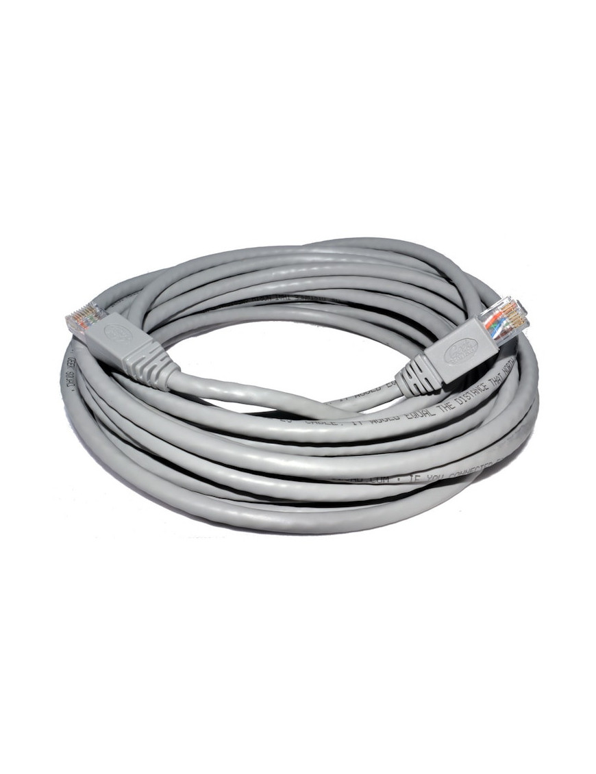 Cablu UTP cu mufe HCT Cat.5E 10m gri – conexiune stabilă și sigură pentru rețele Ethernet