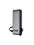 PowerBank ACEFAST M22-20000, 20000 mAh, 130 W, Display Digital, USB-C, USB, Cablu USB-C integrat, Gray