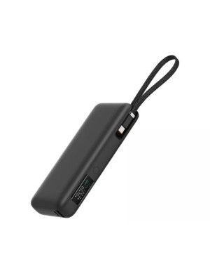 PowerBank ACEFAST M22-20000, 20000 mAh, 130 W, Display Digital, USB-C, USB, Cablu USB-C integrat, Gray