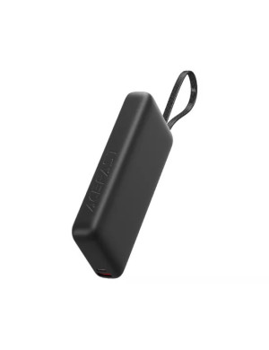 PowerBank ACEFAST M22-20000, 20000 mAh, 130 W, Display Digital, USB-C, USB, Cablu USB-C integrat, Gray