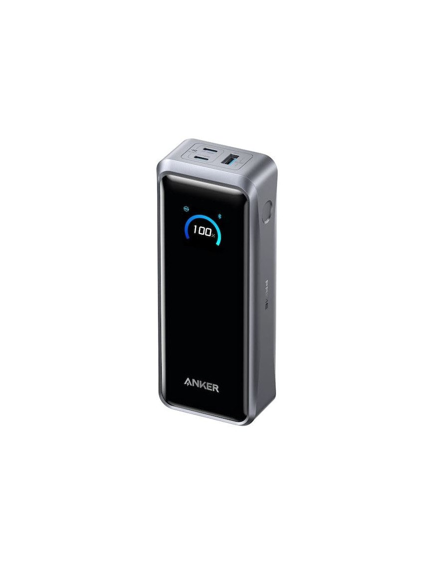 PoweBank ANKER Prime A110AH11, 26.250 mAh, 300W, 2x USB-C, 1x USB-A, Smart Display, Black