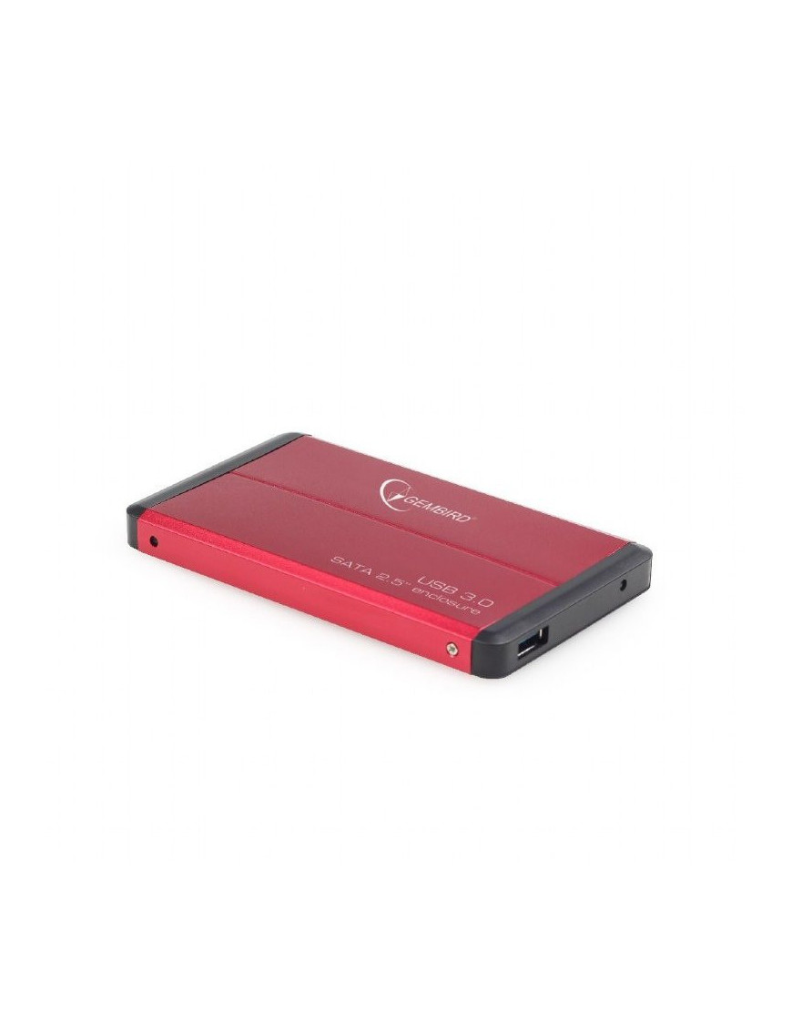 Rack HDD Gembird EE2-U3S-2-R, SATA-USB3.0, 2.5inch, Red/Black