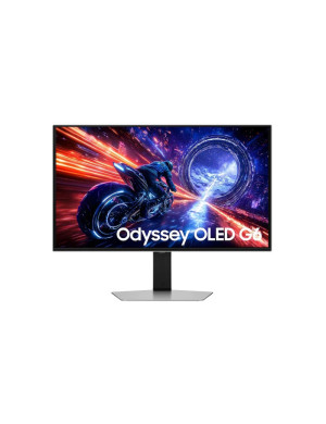 Monitor Gaming LED SAMSUNG Odyssey OLED G6 G60SF LS27FG602SUXEN, 27 inch QHD QD-OLED, 500 Hz, 0.03 ms, Black/Silver