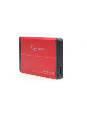 Rack HDD Gembird EE2-U3S-2-R, SATA-USB3.0, 2.5inch, Red/Black