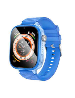 Smartwatch Pentru Copii HOCO Y101, Android/iOS, Silicon, 4G, Blue