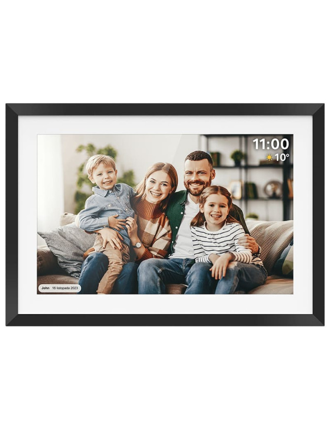 Rama Foto Digitala KRUGER & MATZ KM1103, Ecran 10.1'' / IPS, Ambilight, Sistem de operare Android 6.1, Black