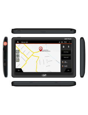 Sistem de navigație GPS PNI L807 Plus, 7" LCD, 8GB intern, 256MB DDR
