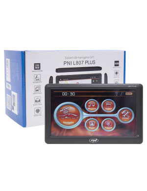 Sistem de navigație GPS PNI L807 Plus, 7" LCD, 8GB intern, 256MB DDR