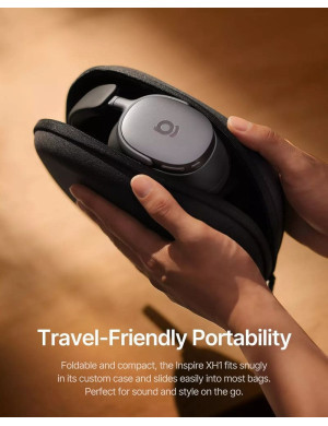 Casti wireless BASEUS Inspire XH1, Sound by Bose®, Dolby Audio, Bluetooth 6.1, Black