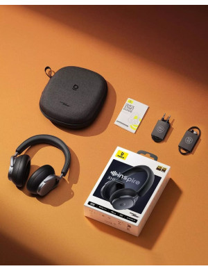 Casti wireless BASEUS Inspire XH1, Sound by Bose®, Dolby Audio, Bluetooth 6.1, Black