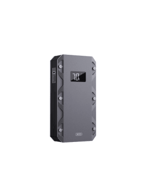 PoweBank XO Jump Starter CZ025, 10000 mAh, 2x USB-A, 1 x USB-C, Smart Display, Black