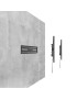 Suport TV cu inclinare CABLETECH UCH0121-1, 37"- 86", Black