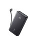 PowerBank ANKER Zolo A110EH11, 20000 mAh, 22.5W, USB-A, USB-C, Cablul USB-C incorporat, Black
