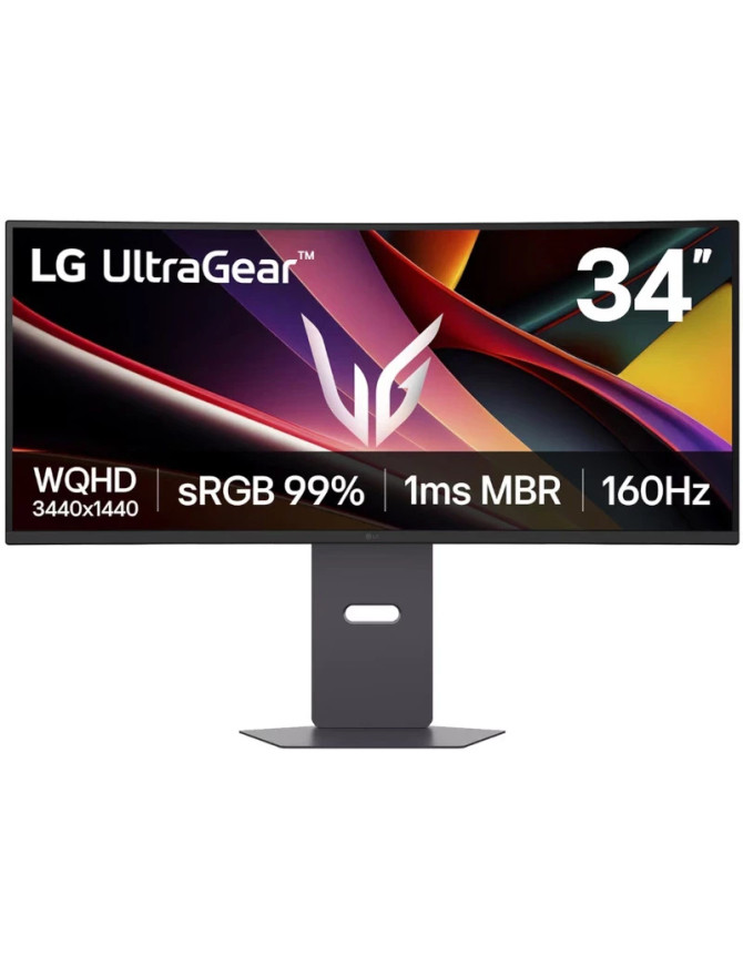 Monitor Gaming LED Curbat LG UltraGear 34G600A-B.AEU, 34 inch UWQHD, 160 Hz, 1 ms, Black