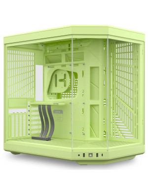 Carcasa HYTE Y70 Matcha Milk, Mid-Tower, E-ATX/ATX/Micro-ATX/Mini-ITX, Tempered Glass, Dual-Chamber Design, Matcha Milk