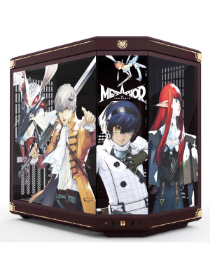 Carcasa HYTE Y70 METAPHOR, Dual Chamber, E-ATX, Tempered Glass, Bordeaux Red