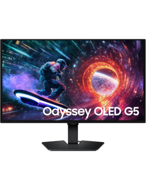 Monitor Gaming SAMSUNG Odyssey OLED G5 G50SF LS27FG500SUXEN, 27 inch QD-OLED, 180 Hz, 0.03 ms, Black
