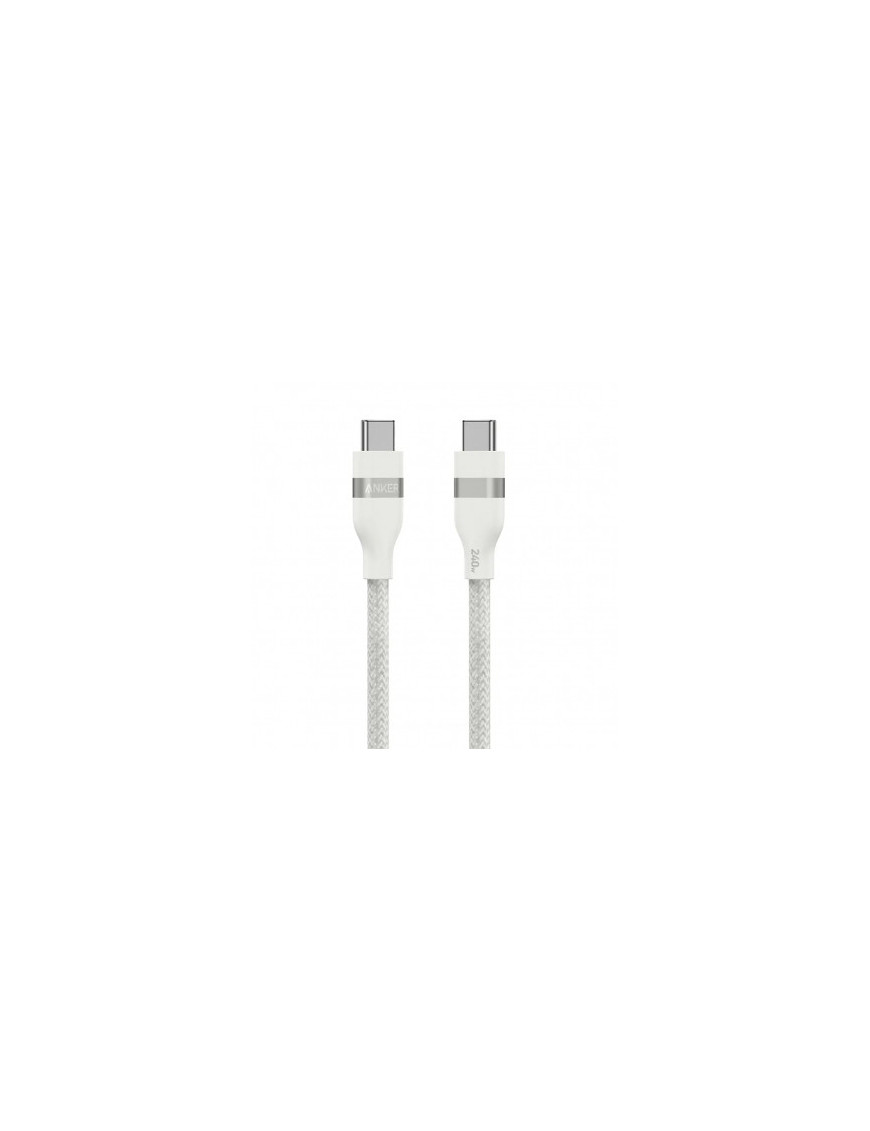 Cablu de date si incarcare ANKER A82E2H21, USB-C - USB-C, 240W, 0.9m, Alb