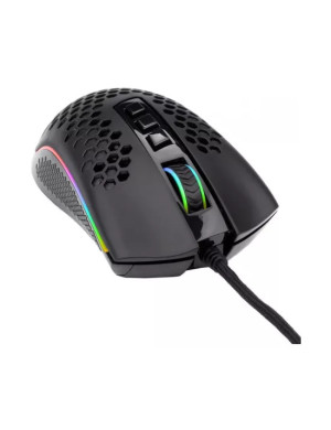 Mouse gaming cu fir REDRAGON Storm M808RGB-BK – Precizie de 12400 DPI și iluminare RGB