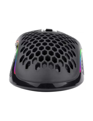 Mouse gaming cu fir REDRAGON Storm M808RGB-BK – Precizie de 12400 DPI și iluminare RGB