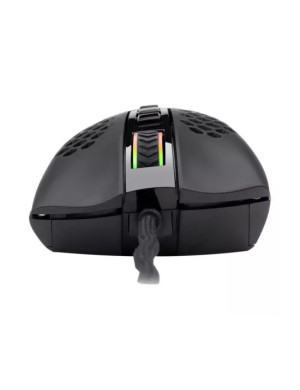 Mouse gaming cu fir REDRAGON Storm M808RGB-BK – Precizie de 12400 DPI și iluminare RGB