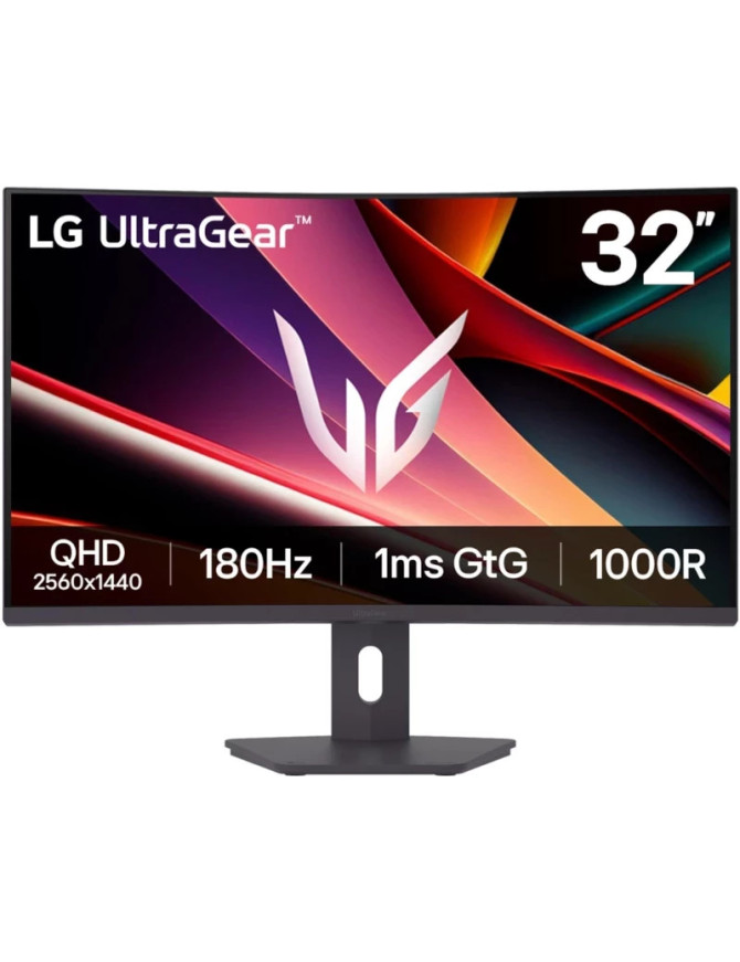 Monitor Gaming LED Curbat LG UltraGear 32G600A-B.AEUQ, 31.5 inch QHD, 180 Hz, 1 ms, Black