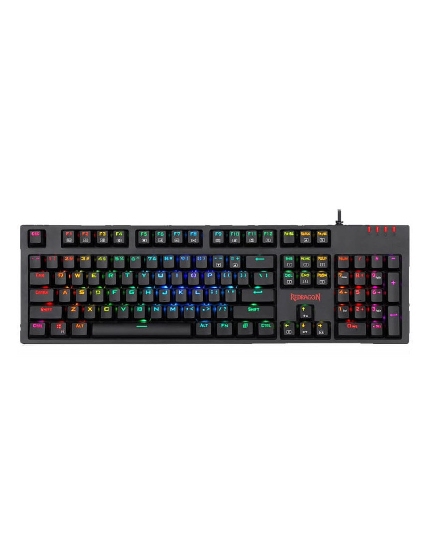Tastatură mecanică de gaming Redragon K592RGB-PRO-BK Amsa Pro, RGB, Switch-uri Blue