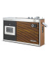 Radio casetofon Electromureș EM1014 Retro cu Bluetooth, USB și Radio FM/AM, Negru