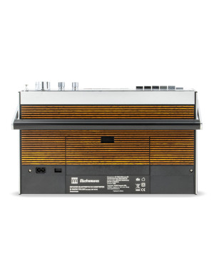 Radio casetofon Electromureș EM1014 Retro cu Bluetooth, USB și Radio FM/AM, Negru