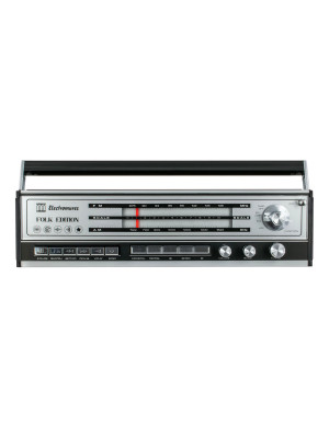 Radio casetofon Electromureș EM1014 Retro cu Bluetooth, USB și Radio FM/AM, Negru