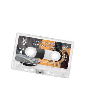 Radio casetofon Electromureș EM1014 Retro cu Bluetooth, USB și Radio FM/AM, Negru