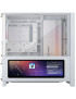 Carcasa CORSAIR 4000D RGB AIRFLOW LCD, Mid-Tower, ATX/Micro-ATX/Mini-ITX, Tempered Glass, 3x RS120 ARGB PWM Fans, White
