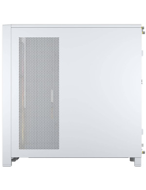 Carcasa CORSAIR 4000D RGB AIRFLOW LCD, Mid-Tower, ATX/Micro-ATX/Mini-ITX, Tempered Glass, 3x RS120 ARGB PWM Fans, White