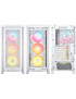 Carcasa CORSAIR 4000D RGB AIRFLOW LCD, Mid-Tower, ATX/Micro-ATX/Mini-ITX, Tempered Glass, 3x RS120 ARGB PWM Fans, White