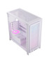 Carcasa CORSAIR 4000D RGB AIRFLOW LCD, Mid-Tower, ATX/Micro-ATX/Mini-ITX, Tempered Glass, 3x RS120 ARGB PWM Fans, White