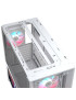 Carcasa CORSAIR 4000D RGB AIRFLOW LCD, Mid-Tower, ATX/Micro-ATX/Mini-ITX, Tempered Glass, 3x RS120 ARGB PWM Fans, White