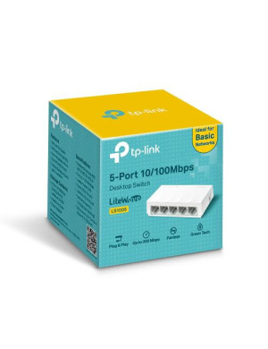 Switch TP-LINK LS1005, 5 Porturi, White