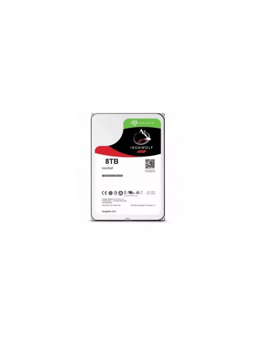Hard Disk Seagate IronWolf ST8000VN004 8TB 7200RPM 256MB Cache SATA III 3.5" pentru NAS