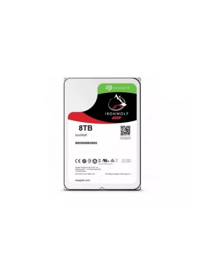 Hard Disk Seagate IronWolf ST8000VN004 8TB 7200RPM 256MB Cache SATA III 3.5" pentru NAS