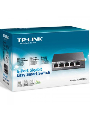 Switch TP-LINK TL-SG105E, 5 porturi, Black