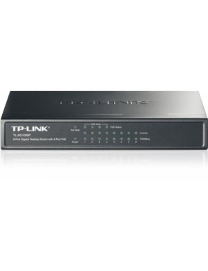 Switch TP-LINK TL-SG1008P, 8 porturi (4 PoE), Black