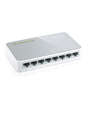 Switch TP-LINK TL-SF1008D, 8 porturi 10/100Mbps, White