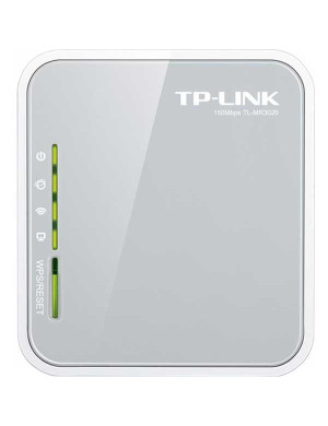 Router Wireless portabil TP-LINK TL-MR3020, 3G/4G LTE, Single-Band 300Mbps, USB 2.0, White