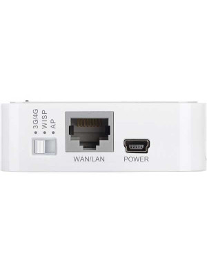 Router Wireless portabil TP-LINK TL-MR3020, 3G/4G LTE, Single-Band 300Mbps, USB 2.0, White