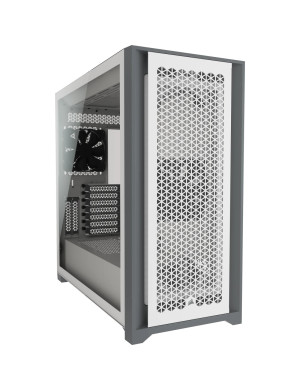 Carcasă CORSAIR 5000D Airflow, Tempered Glass, Mid-Tower E-ATX, White