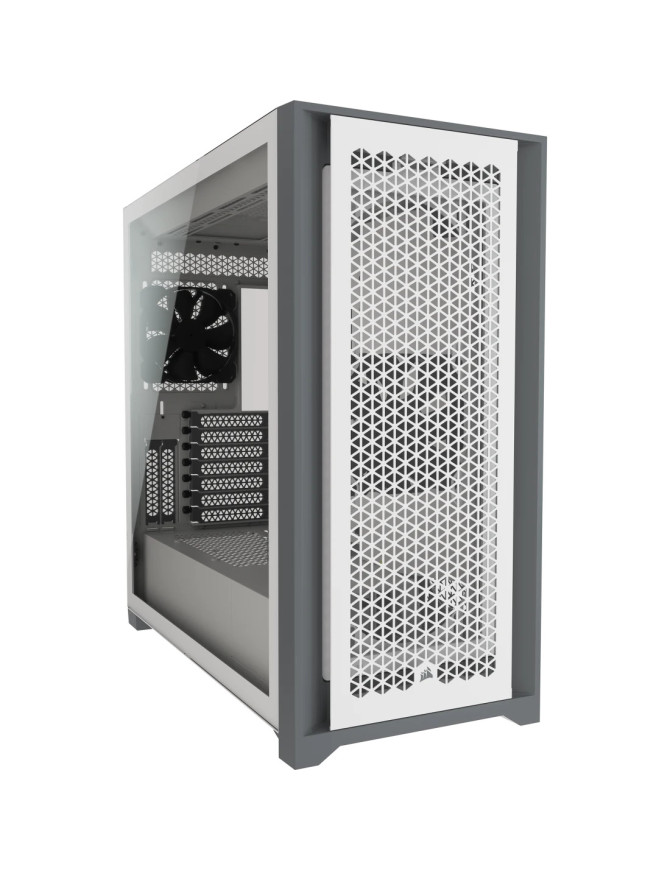 Carcasă CORSAIR 5000D Airflow, Tempered Glass, Mid-Tower E-ATX, White