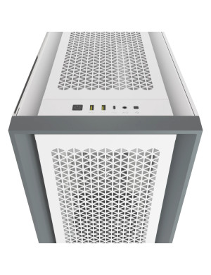 Carcasă CORSAIR 5000D Airflow, Tempered Glass, Mid-Tower E-ATX, White